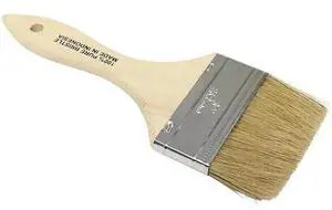 THE BRUSH MAN PB3 3 in White China Bristle Chip Brush, 24PK