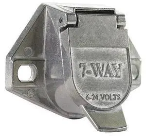 BUYERS PRODUCTS TC1007 7-Way Die-Cast Metal Trailer Connector - Truck Side