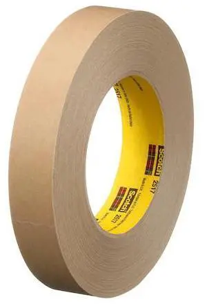 SCOTCH T9452517 Flatback Tape,1x60 yd.,PK36, 1" W x 60 yds L, Kraft, 36 PK