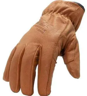 212 PERFORMANCE TLDWP-0812 Insulated Leather Work Glove, Fleece-lined,