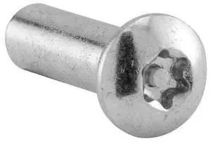 PRIME-LINE 642-0101 T-27 Torx Barrel Nut, No 10-24 x 1/2 in., Stainless Steel