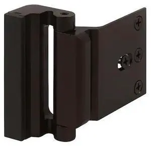 PRIME-LINE U 11126 Door Reinforcement Lock, 3 in. Stop, Aluminum Construction, PRIME-LINE U 11126 Door Reinforcement Lock, 3 in. Stop, Aluminum Construction,