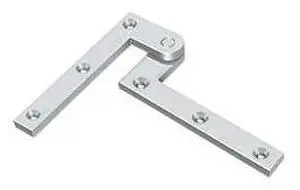 DELTANA PH40U26 Bright Chrome Pivot Hinge, Holes per Leaf: 3