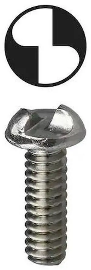 DOTTIE T102412OR #10-24 x 1/2 in One-Way Round Machine Screw, 18-8 Stainless