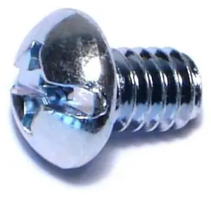 MIDWEST FASTENER 07681 1/4"-20 x 3/8 in Combination Phillips/Slotted Round