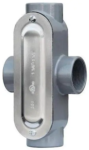 DOTTIE X50CG L.H. Dottie 1/2'' X Threaded Conduit Body w/ Cover & Gasket, 10PK