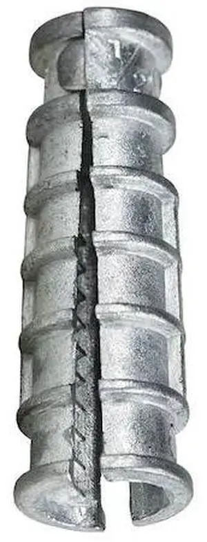 DOTTIE SLS516 Long Lag Shield, 5/16" Dia, 1-3/4" L, Alloy Steel 50 PK