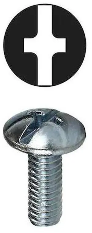 DOTTIE 632TCS #6-32 x Phillips/Slotted Truss Machine Screw Kit, Zinc Plated