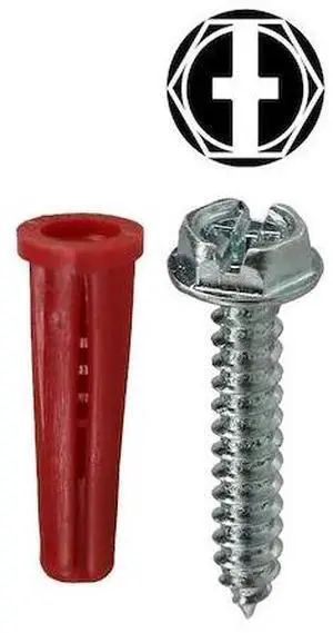 DOTTIE K6HXTP Conical Plug, 1" L, Polyethylene