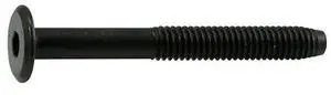 MIDWEST FASTENER 37545 Binding Screw, 18 (Coarse), Steel, Black, 6 PK