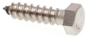PRIME-LINE 9056104 Hex Lag Screw 3/8in X 1-1/2in Grade 18-8 Stainless Steel 25PK PRIME-LINE 9056104 Hex Lag Screw 3/8in X 1-1/2in Grade 18-8 Stainless Steel 25PK