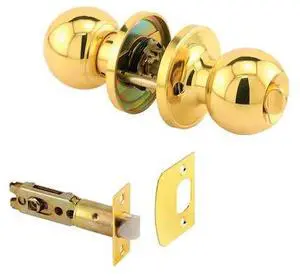 PRIME-LINE MP65020 Privacy Knob, Fits 2-3/8 in. and 2-3/4 in. Backset, Round, PRIME-LINE MP65020 Privacy Knob, Fits 2-3/8 in. and 2-3/4 in. Backset, Round,