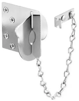 PRIME-LINE U 10819 Texas Security Bolt, Stamped Steel Construction, Chrome