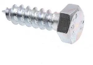 PRIME-LINE 9055460 Hex Lag Screw 5/16in X 1in A307 Grade A Zinc Plated Steel