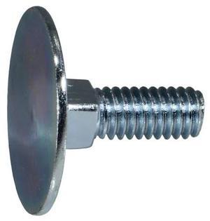 MIDWEST FASTENER 71305 Elevator Bolt, 5/16"-18 Thrd Sz, 1 in L, Steel, Zinc