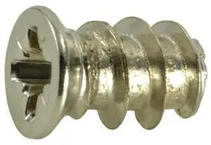 MIDWEST FASTENER 35982 Wood Screw, M6.3, 10 mm, Nickel Steel Flat Head Phillips