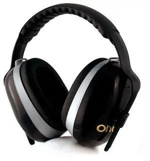 JACKSON SAFETY 20771 Over-the-Head Ear Muffs, 23 dB, H70 Onyx, Black