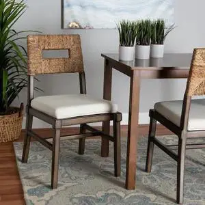 BAXTON STUDIO 225-13103-ZORO Porsha Modern Bohemian Dark Brown Finished