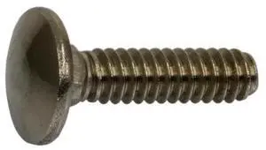 MIDWEST FASTENER 78841 Carriage Bolt, Square Neck, 24 (Coarse), 3/4 in L, 18-8