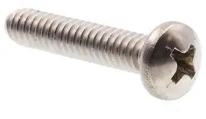PRIME-LINE 9127411 Machine Screw, Pan Head, Phillips Drive No. 10-24 X 1in 18-8