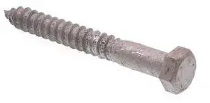 PRIME-LINE 9056978 Hex Lag Screw 1/2in X 4in A307 Grade A Hot Dip Galvanized PRIME-LINE 9056978 Hex Lag Screw 1/2in X 4in A307 Grade A Hot Dip Galvanized