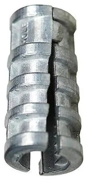 DOTTIE HLS38 Short Lag Shield, 3/8" Dia, 1-3/4" L, Alloy Steel 50 PK