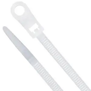 DOTTIE DTM6 Cable Tie, 8 in L, 1.85 in Max Bundle Dia., Natural, Nylon 6/6, 50