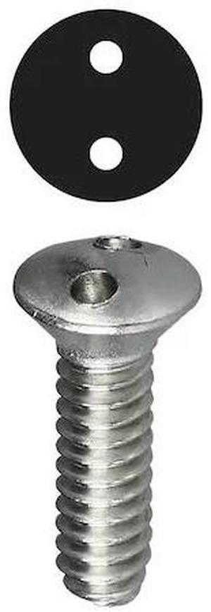 DOTTIE 414TP #6-32 x 1/2 in Spanner Oval Machine Screw, Stainless Steel, 100 PK