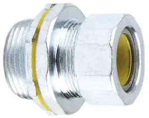 DOTTIE SR100B750 L.H. Dottie 1'' Steel Strain Relief Connector (Yellow