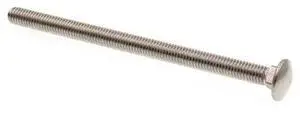 PRIME-LINE 9063970 Carriage Bolts 3/8in-16 X 6in Grade 18-8 Stainless Steel 10PK PRIME-LINE 9063970 Carriage Bolts 3/8in-16 X 6in Grade 18-8 Stainless Steel 10PK