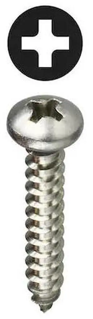 DOTTIE PHSMSS1012 Sheet Metal Screw, #10 x 1-1/2 in, 18-8 Stainless Steel Pan