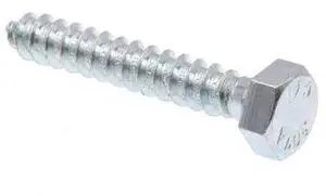 PRIME-LINE 9055593 Hex Lag Screw 5/16in X 2in A307 Grade A Zinc Plated Steel