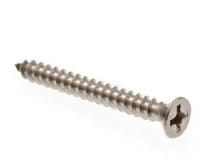 PRIME-LINE 9016337 Sheet Metal Screw, Self-Tap, Flat, Phil Dr No. 6 X 1-1/4in