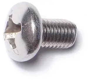 MIDWEST FASTENER 79046 5/16"-24 x 1/2 in Phillips Pan Machine Screw, Plain 18-8