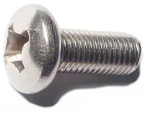 MIDWEST FASTENER 79047 5/16"-24 x 3/4 in Phillips Pan Machine Screw, Plain 18-8