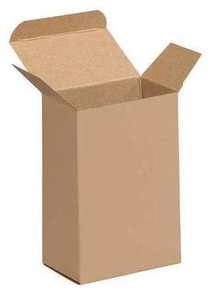 PARTNERS BRAND RTD5 Reverse Tuck Folding Carton, 3 1/2 in Inside Lg, 2 1/2 in