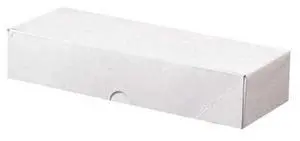 PARTNERS BRAND BCF24 10 in x 3 1/2 in x 2 in Stationery Folding Cartons, White,