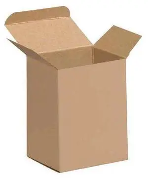 PARTNERS BRAND RT6SC 3 in x 2 1/2 in x 4 in Reverse Tuck Folding Carton, Kraft,