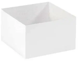PARTNERS BRAND DGB10106W 10 in x 10 in x 6 in Deluxe Gift Box Bottom, White, PARTNERS BRAND DGB10106W 10 in x 10 in x 6 in Deluxe Gift Box Bottom, White,