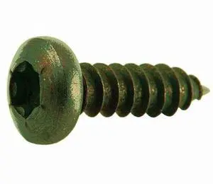 MIDWEST FASTENER 36901 Sheet Metal Screw, #12 x 3/4 in, Black Steel Pan Head