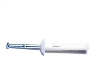 MIDWEST FASTENER 04078 Nail Drive Anchor, 1/4" Dia., 1-1/2" L, Nylon 100 PK