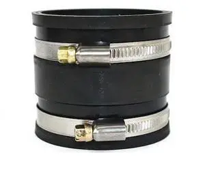 BIG HORN 11260 2-1/2 Inch Rubber Connecting Tube with Stainless Steel Hose