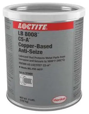 LOCTITE 234207 General Purpose Anti-Seize, Copper Base, 8 lb, Can, LB 8008, C5-A