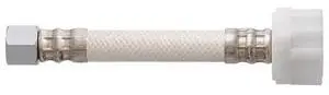 ZORO SELECT 4YKC3 Braided Connector,3/8 COMPx7/8 BCx12 L