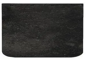 BUYERS PRODUCTS B1812LSP Mudflap,HD,Black,Rubber,18x12",PK2, 2 PK