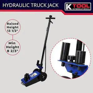 K-TOOL INTERNATIONAL HJ1912 22 Ton Air Hydraulic Truck Jack