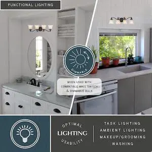 VAXCEL VL35124OBB Standford 4L Vanity Bronze