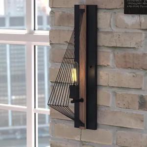 VAXCEL W0252 Dearborn 1L Light Oak/Black Iron