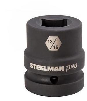 STEELMAN 79333 1" Drive x 13/16" 4-Point Square Budd Impact Socket, 79333