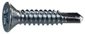 MIDWEST FASTENER 55240 Self-Drilling Screw, #14 x 1-1/4 in, Zinc Plated Steel